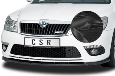 CSR Cup-Spoilerlippe mit ABE für Skoda Octavia II (1Z) RS CSL001-C Carbon Look glän