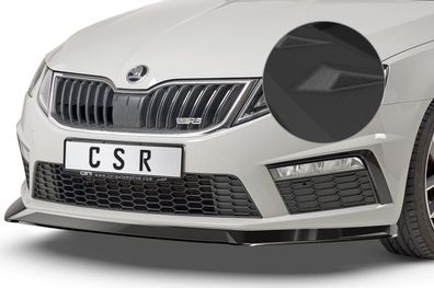 CSR Cup-Spoilerlippe mit ABE für Skoda Octavia III (5E) RS CSL389-S strukturiert sch