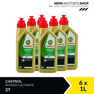 Castrol Power 1 Ultimate 2T 6x1 Liter