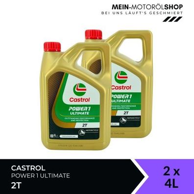 Castrol Power 1 Ultimate 2T 2x4 Liter