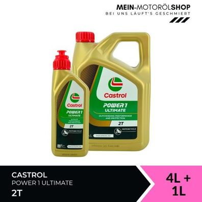 Castrol Power 1 Ultimate 2T 4 + 1 Liter