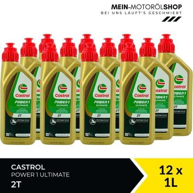 Castrol Power 1 Ultimate 2T 12x1 Liter