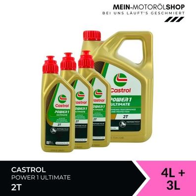 Castrol Power 1 Ultimate 2T 4 + 3 Liter