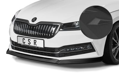 CSR Cup-Spoilerlippe mit ABE für Skoda Superb III (Typ 3V) CSL468-S strukturiert sch