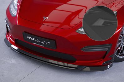 CSR Cup-Spoilerlippe mit ABE für Tesla Model 3 CSL701-S strukturiert schwarz matt