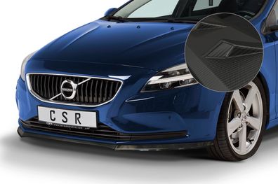 CSR Cup-Spoilerlippe mit ABE für Volvo V40 CSL556-M Carbon Look matt