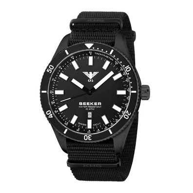 KHS - KHS. SEEBS. NB - Armbanduhr - Herren - Quarz - Seeker Black Steel