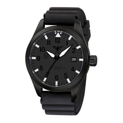 KHS - KHS. Airbsxt. DB - Armbanduhr - Airleader Black Steel XTAC - Herren