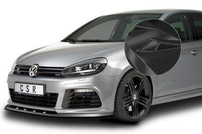 CSR Cup-Spoilerlippe mit ABE für VW Golf 6 R CSL002-C Carbon Look glänzend