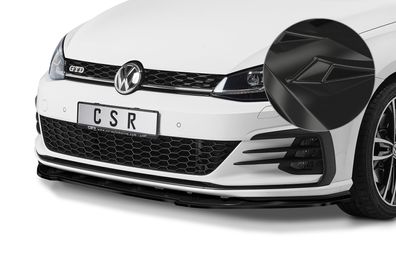 CSR Cup-Spoilerlippe mit ABE für VW Golf 7 GTI / GTD CSL345-G Glossy schwarz glänze