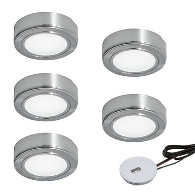 LED Aufbaustrahler 5x4 W, Lichtfarbe (warm-kaltweiss) regelbar