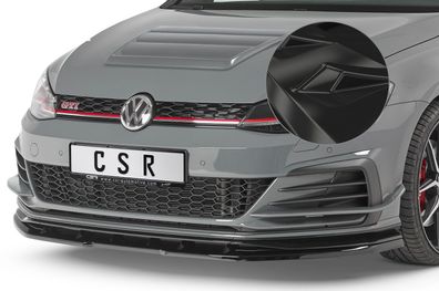 CSR Cup-Spoilerlippe mit ABE für VW Golf 7 GTI TCR CSL368-G Glossy schwarz glänzend