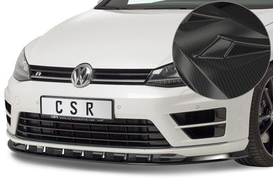 CSR Cup-Spoilerlippe mit ABE für VW Golf 7 R CSL340-C Carbon Look glänzend