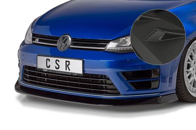 CSR Cup-Spoilerlippe mit ABE für VW Golf 7 R CSL395-M Carbon Look matt