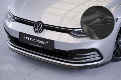 CSR Cup-Spoilerlippe mit ABE für VW Golf 8 (Typ CD) CSL428-C Carbon Look glänzend