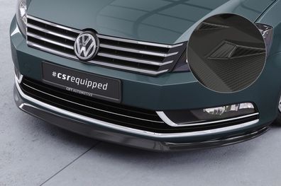 CSR Cup-Spoilerlippe mit ABE für VW Passat B7 CSL337-M Carbon Look matt