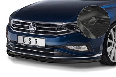 CSR Cup-Spoilerlippe mit ABE für VW Passat B8 (Typ 3G) CSL404-C Carbon Look glänzen