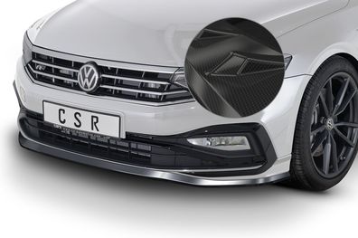 CSR Cup-Spoilerlippe mit ABE für VW Passat B8 Typ 3G CSL362-C Carbon Look glänzend