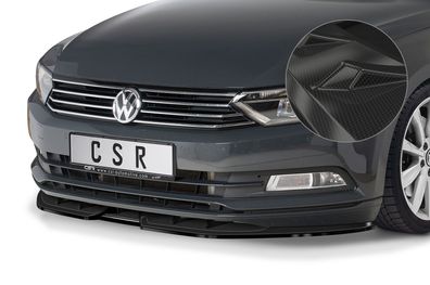 CSR Cup-Spoilerlippe mit ABE für VW Passat B8 Typ 3G CSL374-C Carbon Look glänzend