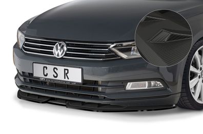 CSR Cup-Spoilerlippe mit ABE für VW Passat B8 Typ 3G CSL374-M Carbon Look matt