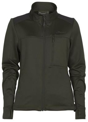 Pinewood 3209 Abisko Power Damen Fleecejacke Moosgreen (135)