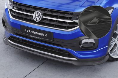 CSR Cup-Spoilerlippe mit ABE für VW T-Cross (Typ C1) CSL805-C Carbon Look glänzend