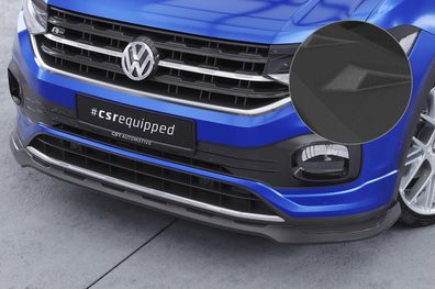 CSR Cup-Spoilerlippe mit ABE für VW T-Cross (Typ C1) CSL805-S strukturiert schwarz m