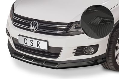 CSR Cup-Spoilerlippe mit ABE für VW Tiguan I CSL397-M Carbon Look matt