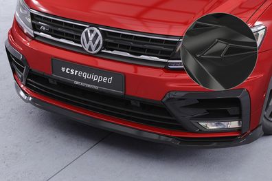 CSR Cup-Spoilerlippe mit ABE für VW Tiguan II (Typ AD1) R-Line CSL367-G Glossy schwa