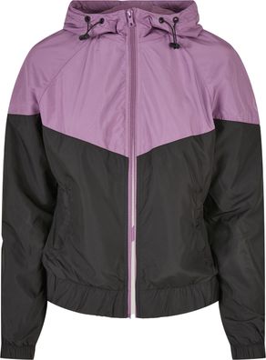 Urban Classics Damen Jacke Ladies Arrow Windbreaker Duskviolet/Black