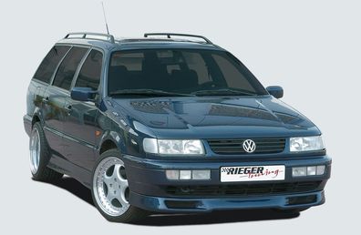 Rieger Spoilerlippe für VW Passat 35i ab 10/1993 Y 00024014 schwarz matt Lackierung