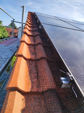 PV Solar Photovoltaik -Edelstahl- Taubenabwehr Kabelbiss Solaranlagengitter 20m