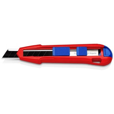 Knipex CutiX Universalmesser mit 2 Ersatzklingen Messer Cutter 90 10 165 BK