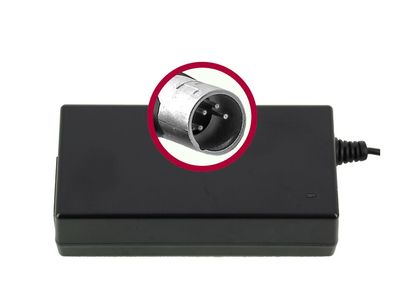 Ladegerät BMZ Li-Ion 42V 2A Stecker XLR 4polig