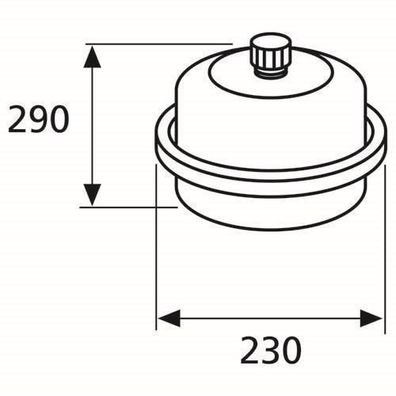 Webasto Druckausdehnungsgefaess 8 Liter 1320545A