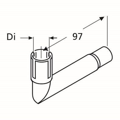 Webasto Kruemmer D24 Edelstahl, ohne Kondensatabl 1320383A