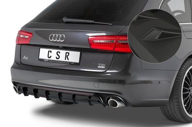 CSR Heckansatz für Audi A6 C7 (4G) HA227-M Carbon Look matt