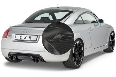 CSR Heckansatz für Audi TT 8N HA249-C Carbon Look glänzend