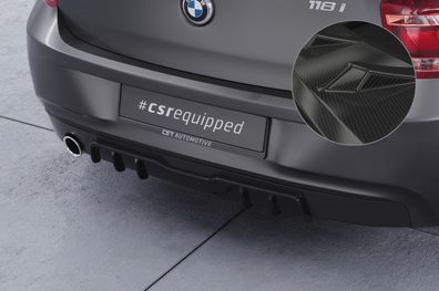 CSR Heckansatz für BMW 1er F20 / F21 HA433-C Carbon Look glänzend