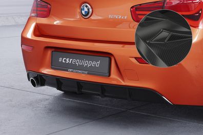 CSR Heckansatz für BMW 1er F20 / F21 LCI HA258-C Carbon Look glänzend