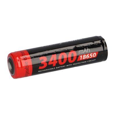 XCell Li-Ion 18650 Akku 3,7V 3400mAh PCM protected for Flashlights