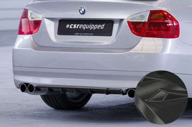 CSR Heckansatz für BMW 3er E90 / E91 HA284-C Carbon Look glänzend