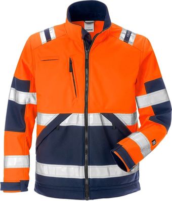 Fristads Warnschutz-Jacke High Vis Softshell-Jacke Kl. 2 4083 WYH Warnschutz-Orang