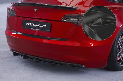 CSR Heckansatz für Tesla Model 3 HA267-G Glossy schwarz glänzend