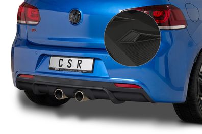 CSR Heckansatz für VW Golf 6 R HA268-M Carbon Look matt