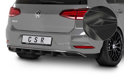 CSR Heckansatz für VW Golf 7 HA234-C Carbon Look glänzend