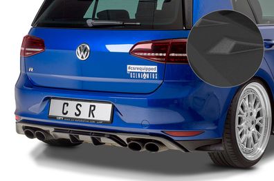 CSR Heckansatz für VW Golf 7 R / R-Line HA253-S strukturiert schwarz matt