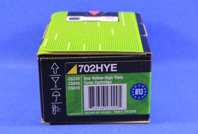 Lexmark 702HYE Toner Yellow 70C2HYE (entspricht 70C2HY0 ) -A