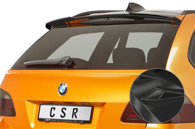 CSR Heckflügel mit ABE für BMW 5er E61 Touring HF622-C Carbon Look glänzend