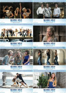 Mamma Mia!- Here we go again - 8 Original Kino-Aushangfotos - Lily James - Filmposter